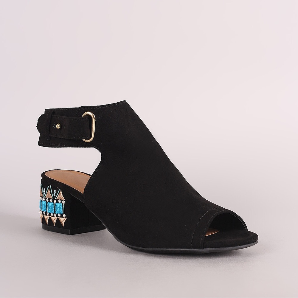 1 LEFT!!!  NWT.Slingback embroidered black mule - Picture 5 of 8